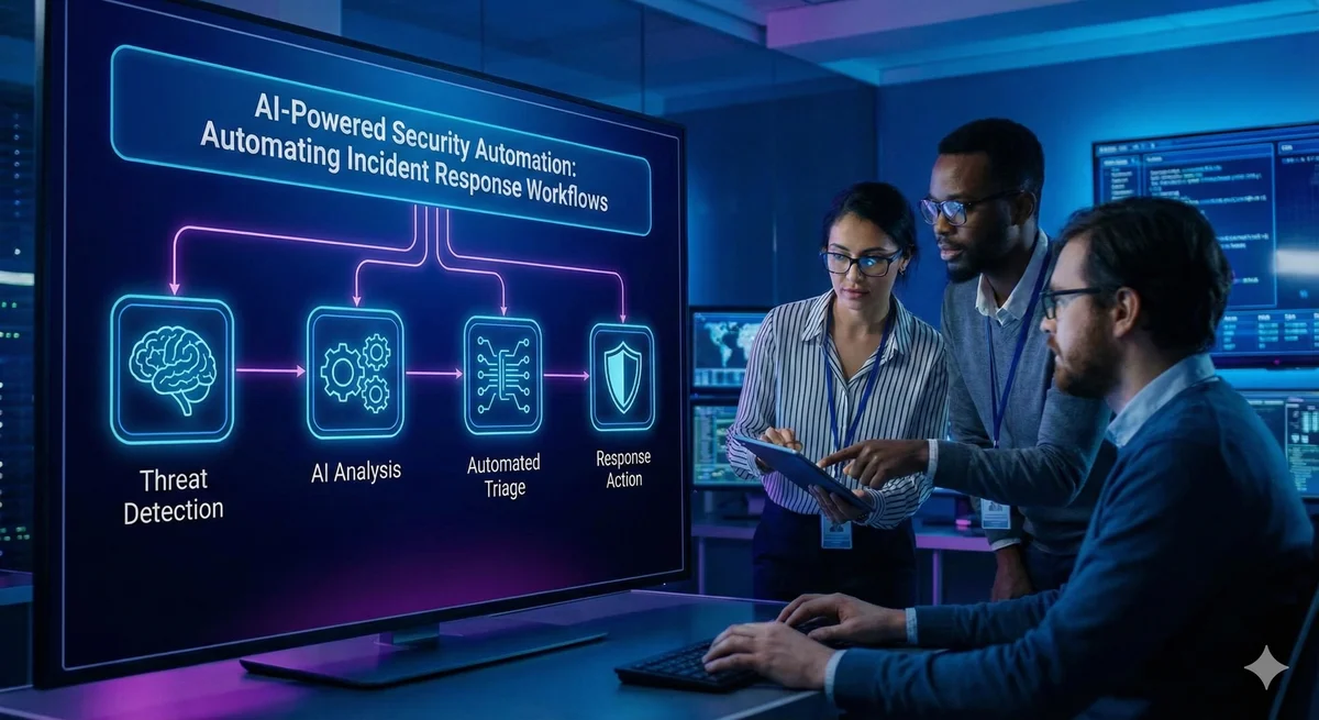 AI-powered security automation workflow